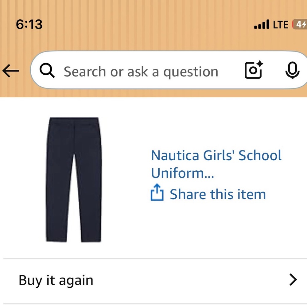Nautica Kids' Formal Dark Blue Trousers